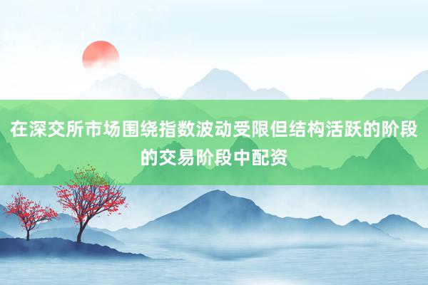 在深交所市场围绕指数波动受限但结构活跃的阶段的交易阶段中配资